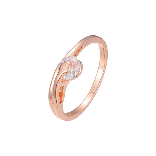 Rose Gold solitaire rings
