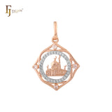 Islamic temple Rose Gold pendant