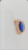 .FJ Oval Horse Eye Marquise shape CZ Earrings for Women Red Blue Green CZ