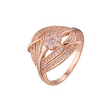 Multi-row rings in 14K Gold, Rose Gold, two tone plating colors