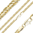 {Customize} Spiga Chains plated in 14K Gold