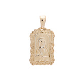Portrait of Saint Matrona Rose Gold pendant