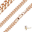 .Classic Miami Style Rose Gold, two tone Cuban chains RF