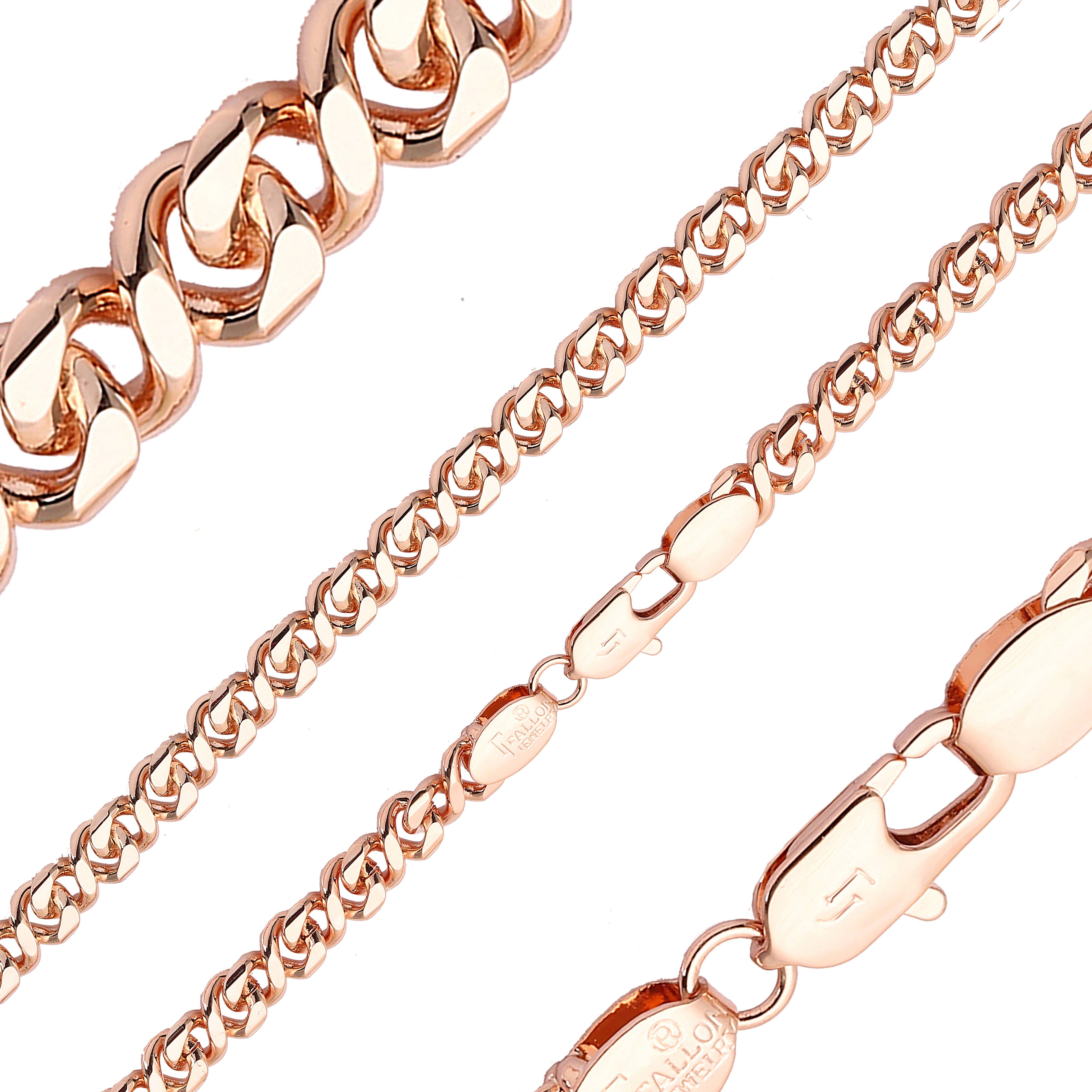 Infinity 8 Rose Gold Chains