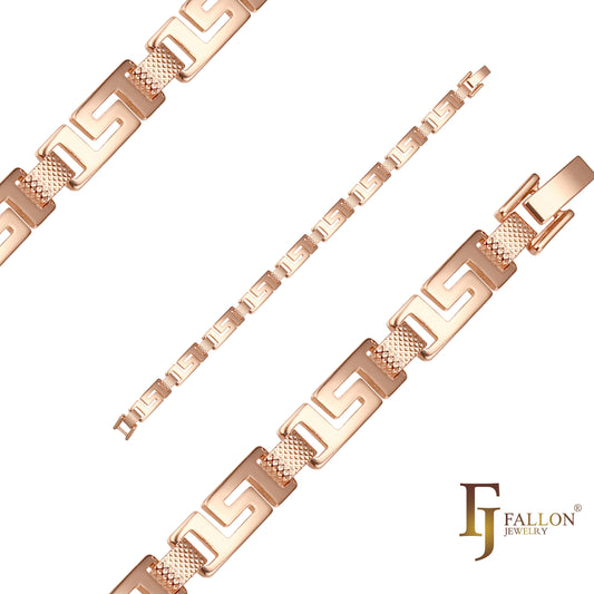 Bracelets plated in Rose Gold colors