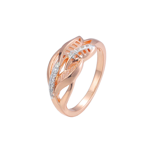 Rose Gold two tone rings