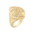 Filigree Rings  plated in Rose Gold，14K Gold