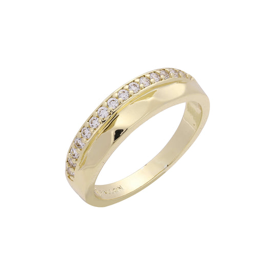 Wedding band rings in White Gold, 14K Gold, Rose Gold plating colors