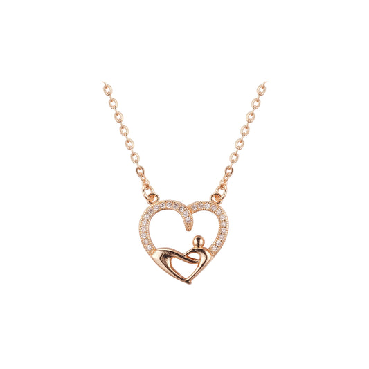 Rose Gold heart necklaces