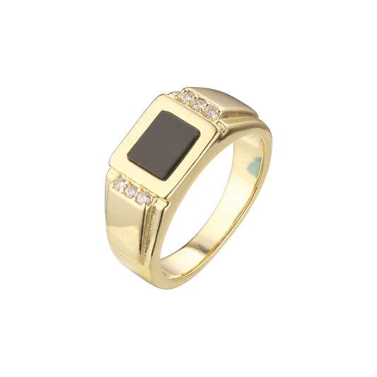 Men's rings in 14K Gold, Rose Gold, two tone plating colors