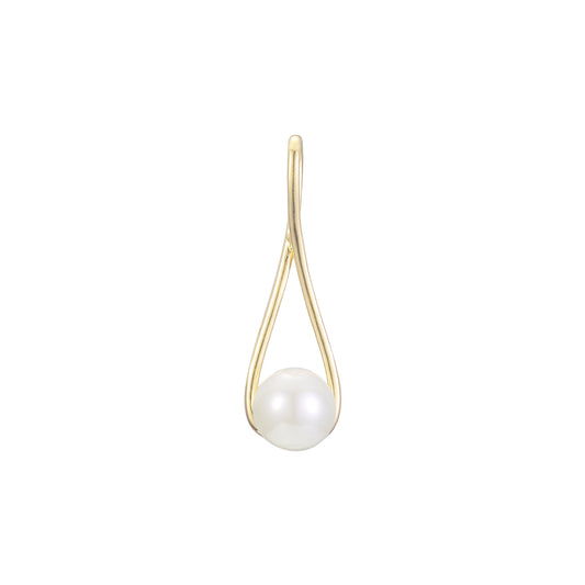 Pearl pendant in Rose Gold, 14K Gold plating colors