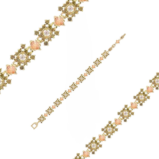 Bracelets plated in Rose Gold,14k Gold