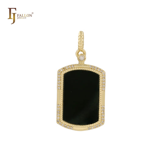 14K Gold FJ Fallon Jewelry Pendant