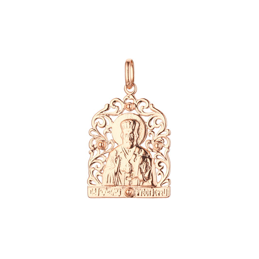 Rose Gold Saint Nicholas pendant
