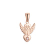 Cupid pendant in Rose Gold, 14K Gold, two tone plating colors