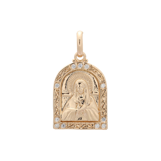 Virgin Mary Rose Gold pendant