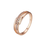 .Wedding band rings in 18K Gold, 14K Gold, Rose Gold, two tone plating colors