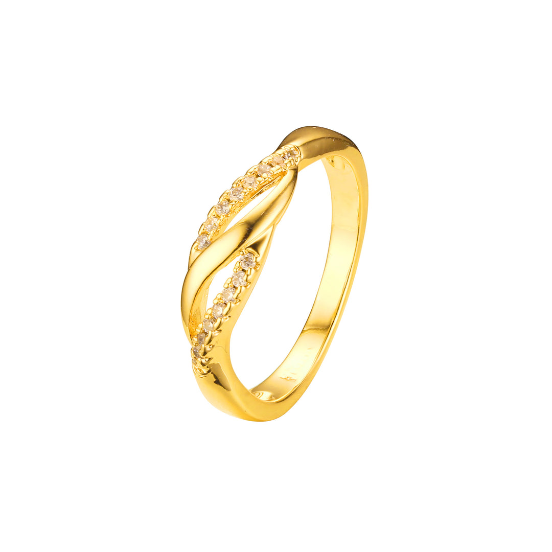 18K 金、14K 金、镀玫瑰金颜色的简约戒指– FJ Fallon Jewelry