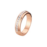 Wedding band rings in 14K Gold, Rose Gold, two tone plating colors