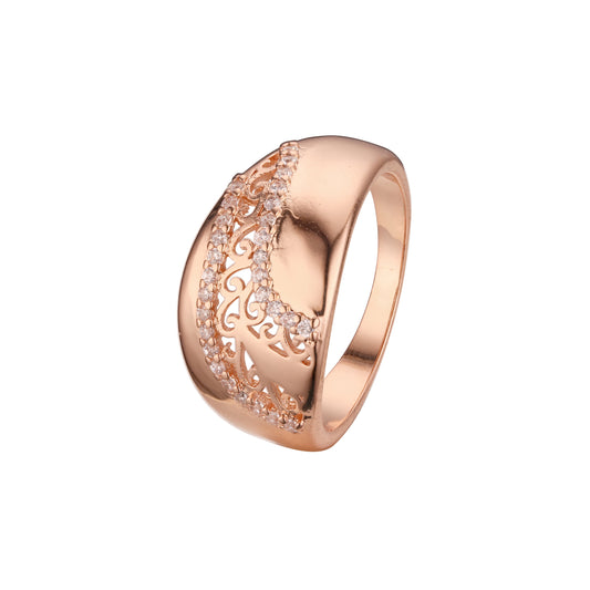 anillos de oro rosa