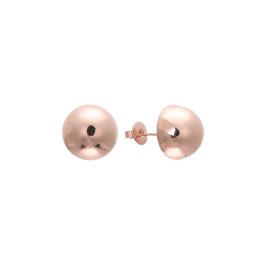 Aretes de perlas en Oro 14K, colores de baño de oro rosa