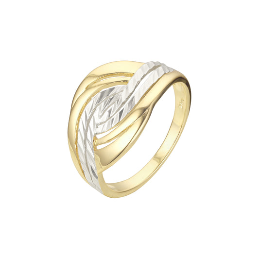 Ringe aus Ros¨¦gold, 14-Karat-Gold mit zweifarbiger Beschichtung