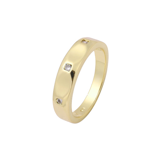 白金、14K 金、镀玫瑰金颜色的结婚戒指